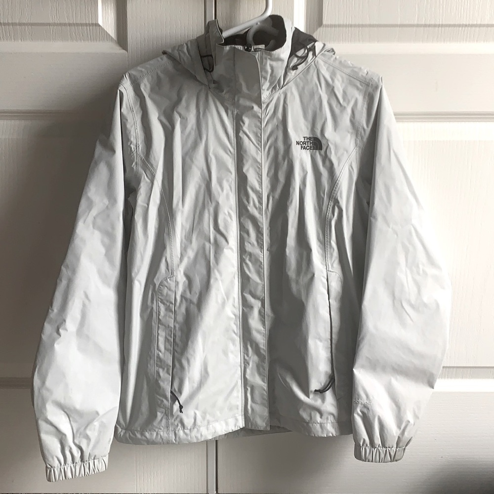 Light gray NorthFace jacket